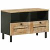 vidaXL Uzglabā&scaron;anas skapji Dabiska 70 x 33 x 46 cm Cieta mango koksne