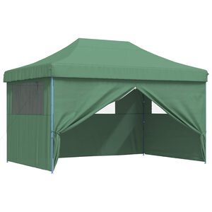 vidaXL Balles telts 292 x 440 x 315 cm Zaļa Oksforda audums