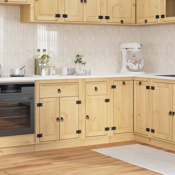 vidaXL Plakans SKI Medus Brūns 40 x 46 x 81,5 cm Ciets priedes koks