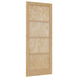 vidaXL Iek&scaron;telpu durvis 86 x 211 cm Saplāksnis Dabiska