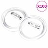 vidaXL apaļu nozīmī&scaron;u komplekti, 100 gab., akrils, 44 mm