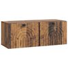 vidaXL Sienā piestiprināms TV skapis Vecs koks 78,5 x 31 x 30 cm