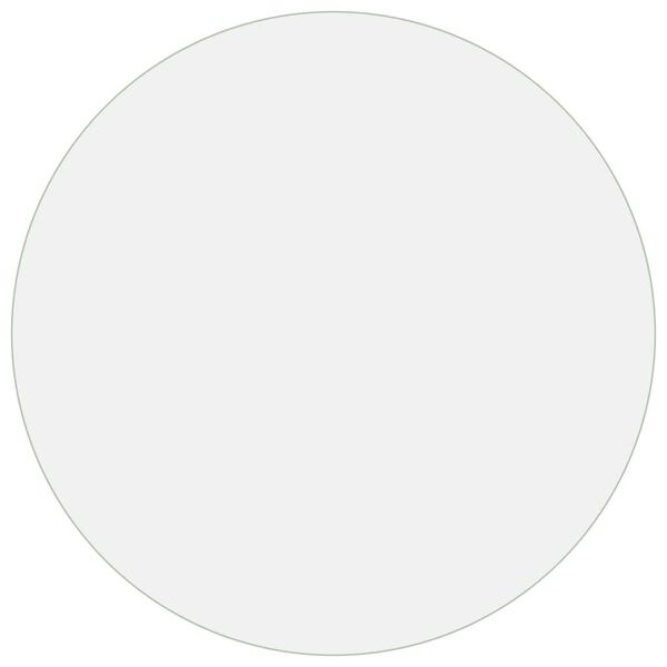 vidaXL galda aizsargsegums, matēts, &Oslash;120 cm, 1,6 mm, PVC