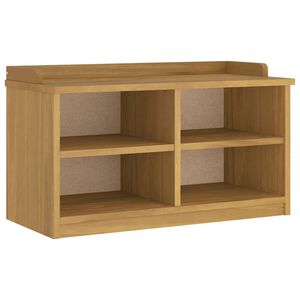 vidaXL gaiteņa sols SANDNES 87x40x50 cm masīvkoka priede