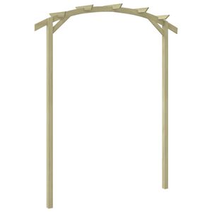 vidaXL dārza pergola, impregnēts priedes koks, 180x210x40 cm