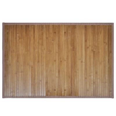 Vannas istabas paklāji, 2 gab., 40 x 50 cm, brūns bambuss