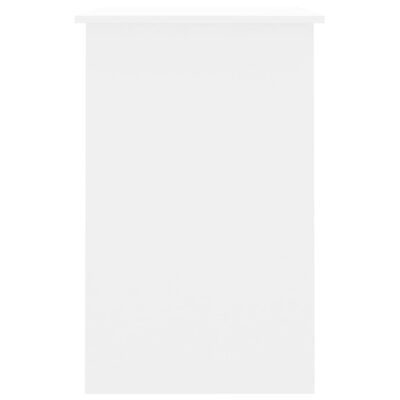 vidaXL rakstāmgalds, balts, 100x50x76 cm, skaidu plāksne