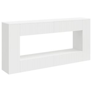 vidaXL Konsoles galds Balts 155 x 29 x 74 cm Inženierijas koks