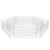 vidaXL gabions, augstā puķu kaste, 200x173x40 cm, se&scaron;stūrveida