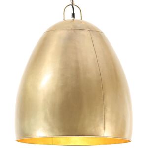 vidaXL griestu lampa, industriāls dizains, misiņa, 25 W, 42 cm, E27