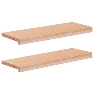 vidaXL Kāpņu pakāpieni 2 gab. 70 x 25 x 2 cm Dabiska Cietais gobu koks