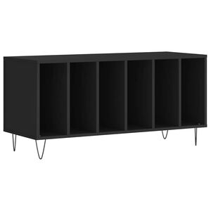 vidaXL skapītis, 100x38x48 cm, inženierijas koks, melns
