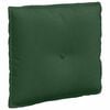 vidaXL Atpakaļ spilvens Džungļu zaļa 50 x 45 cm Korduroja audums