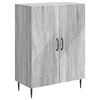 vidaXL Puse Pelēks Sonoma ozols 66 x 34,5 x 89,5 cm Inženierijas koks