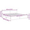 vidaXL Gultas rāmis Artisānā ozols 180 x 200 cm Inženierijas koks