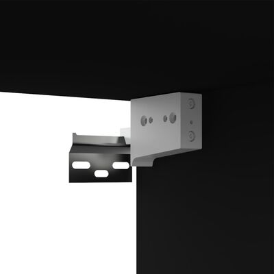 vidaXL TV skapītis, melns, 100x30x30 cm, skaidu plāksne