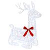 vidaXL 3D Ziemassvētku ziemeļbrieži LOVIISA 140 LED Auksti balta