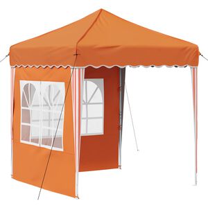 vidaXL Pop-up svinību teltis Oranža 195 x 195 x 245 cm