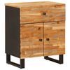 vidaXL Gultas skapis Brūna 50 x 33 x 60 cm Cieta mango koksne