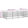 vidaXL suņu voljērs, 7,51 m&sup2;, tērauds