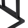 vidaXL dvieļu statīvs, melns, 48x24x78,5 cm, dzelzs