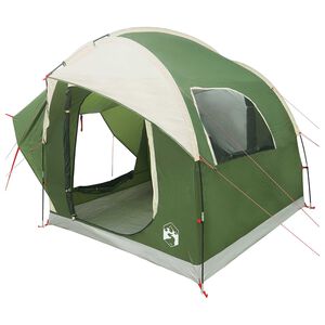 vidaXL Auto telts Zaļa 239 x 210 x 210 cm Poliesters un tērauds