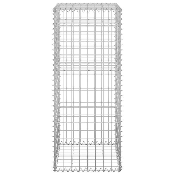 vidaXL vertikāls gabions, 40x40x100 cm, dzelzs