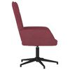 vidaXL atpūtas krēsls, vīnsarkans audums