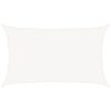 vidaXL saulessargs, 160 g/m&sup2;, balts, 5x8 m, HDPE
