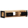 vidaXL TV skapis 100x30x25 cm Masīv Rough Wood Mango