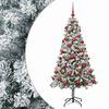 vidaXL Mākslīgā Ziemassvētku eglīte ar rotājumiem 120 cm 150 LED