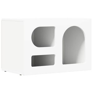 vidaXL Televizora skapī&scaron;a ELST 60 x 35 x 40 cm Balts Inženierijas koks