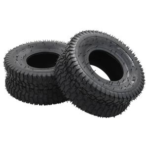vidaXL ķerru riepas, 2 gab., 15x6.00-6 4PR, gumija