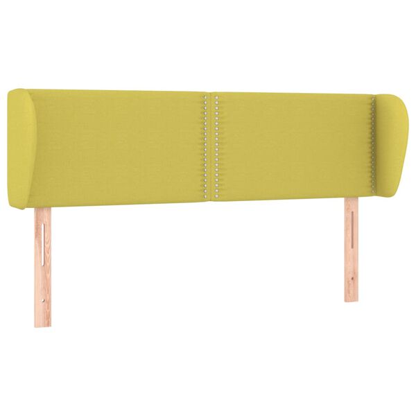 vidaXL galvgalis ar malām, 147x23x78/88 cm, zaļ&scaron; audums