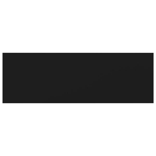 vidaXL plauktu dēļi, 8 gab., melni, 60x20x1,5 cm, skaidu plāksne