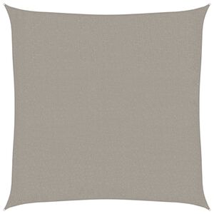 vidaXL saulessargs, 160 g/m&sup2;, kvadrāta, gai&scaron;i pelēki, 2x2 m, HDPE