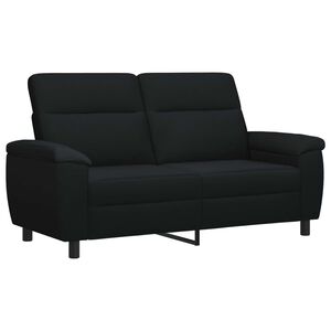 vidaXL Dīvāns Melns 178 x 90 x 95 cm Audums