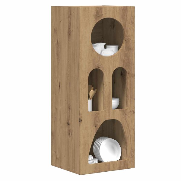 vidaXL Puse Artisānā ozols 40 x 35 x 100.5 cm Inženierijas koks