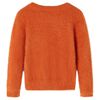 Bērnu džemperis, adīts, spilgti oranžs, 92