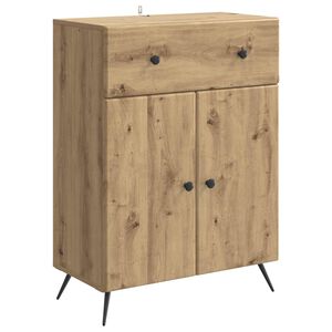 vidaXL Puse Artisan Ozols 66 x 34,5 x 90 cm Inženierijas koks