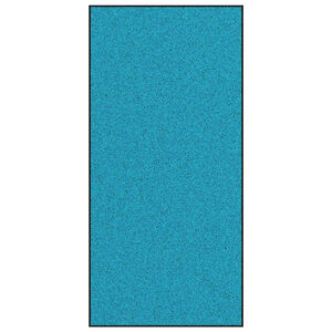 vidaXL Durvju paklājs Cits Cyan un melns 120 x 250 cm Poliamīds un PVC