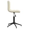 3087666 vidaXL Swivel Dining Chairs 4 pcs Cream Velvet (334428&times;2)