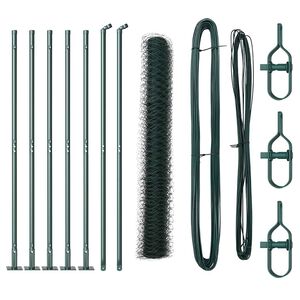 vidaXL Žoga āķis Zaļa