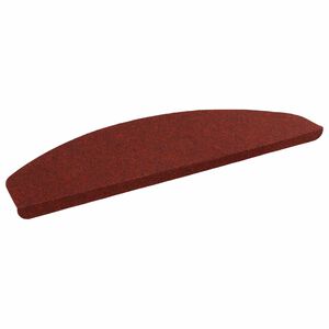 vidaXL Pa&scaron;līmējo&scaron;i paklāji kāpnēm 15 gab. 80 x 28 x 3,5 cm Sarkana