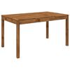 vidaXL Dārza vakariņu galds LAREN Dabiska 141 x 80,5 x 75 cm