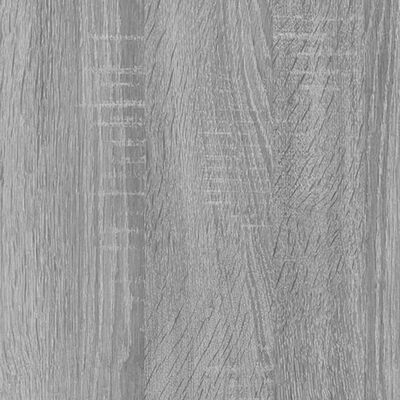 vidaXL galdiņš, pelēka ozolkoka krāsa, 50x50x50 cm, inženierijas koks