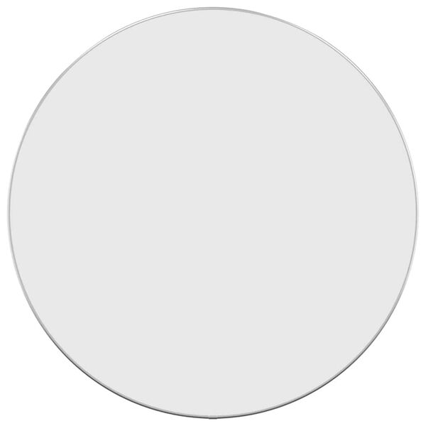 vidaXL sienas spogulis, sudraba krāsā, Ø 60 cm, apaļš