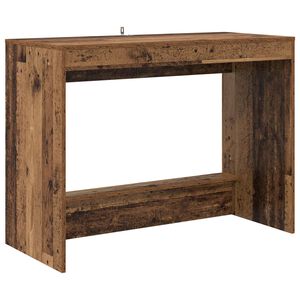 vidaXL Gultas galds Vecs koks Inženierijas koks 100 x 45 x 75 cm