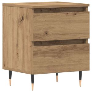 vidaXL Nakts skapītis Artisānā ozols 40 x 35 x 50 cm Inženierijas koks