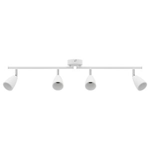 vidaXL Griestu prožektors Balts 70 x 12,5 x 10,5 cm Metāla